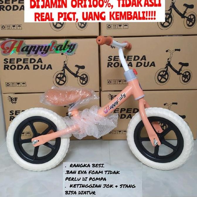TERLARIS - PUSHBIKE BALANCE BIKE SEPEDA KESIMBANGAN ANAK TANPA PEDAL SEPEDA RODA DUA TANPA PEDAL UNT