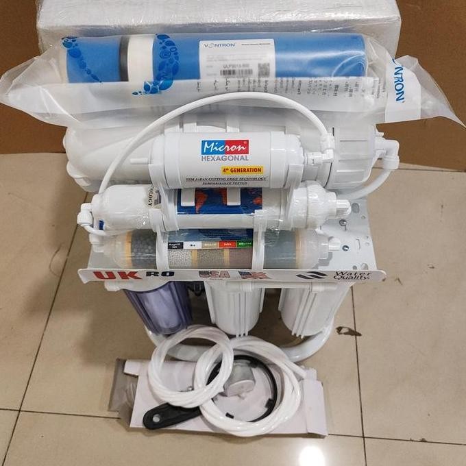 Terbaik Mesin Ro Uk 500 Gpd 7 Step/Reverse Osmosis Uk 500 Gpd 7 Step Vontron 100% Ori