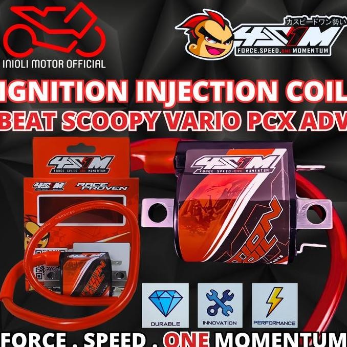 Terbaik Coil Koil Kuil Racing 4S1M Beat Scoopy Vario Pcx Adv Genio Sytlo Deluxe Fi Esp Old Bohlam Le