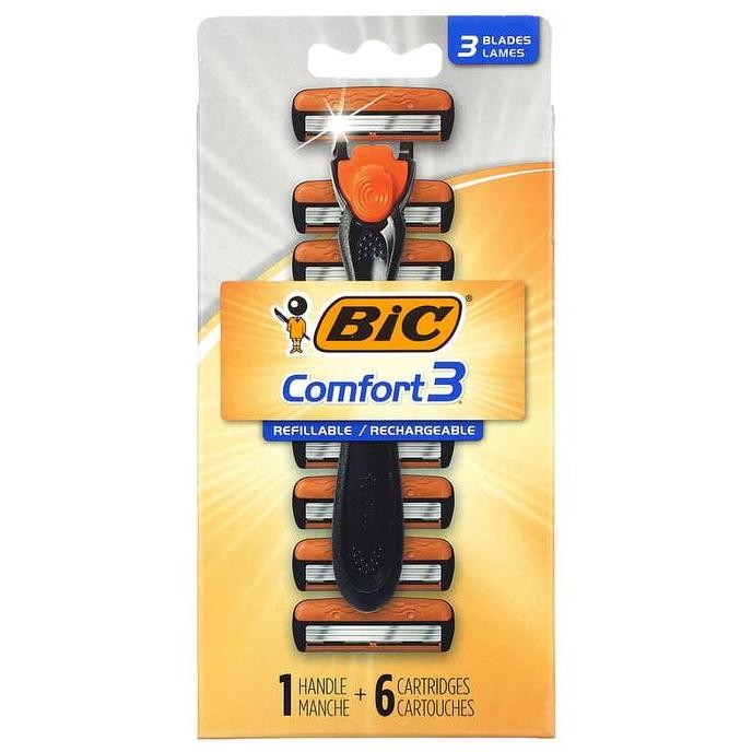PROMO - BIC  comfort 3 reffillabe / rechargeable ( alat cukur ) ORI U.S.A