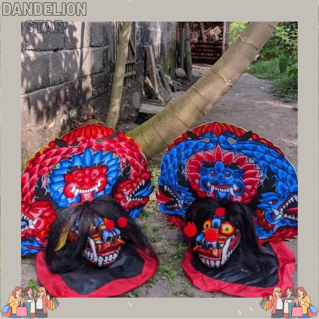 Terlaris BARONGAN TELON' DAN 'BARONGAN DEVIL' ANAK ASLI DARI KAYU TERMURAH