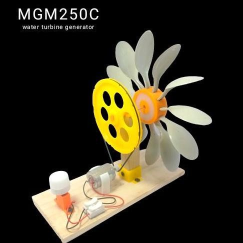 PROMO DISKON - Kincir Mini Untuk Pembangkit listrik Tenaga air sederhana Lampu Led Motor Toys
