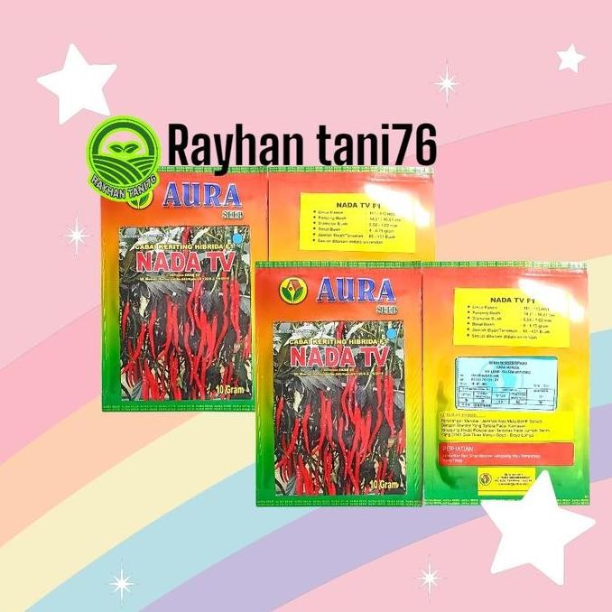 Benih Bibit Cabai Kriting Nada TV Isi 10 Gram Aura Seed Tanaman