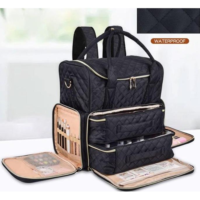 Tas Home Service Nail art bag - Multifungtion backpack ransel pouch