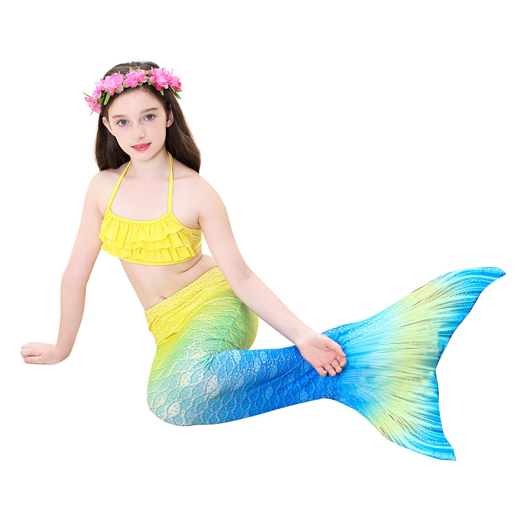 Mermaid Swimsuit Swimsuit Girls Bikini Swimsuit Mermaid Tail