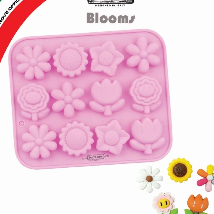 Cetakan Agar Agar Silikon Puding Mini Kue Bentuk Bunga Rose Es Batu Coklat Jelly Bolu Kukis Kering B