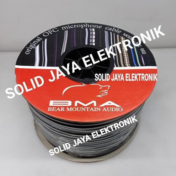 Kabel Mic Bma Original Stereo Microphone Ofc Mc-002 Tembaga 1 Roll Berkualitas