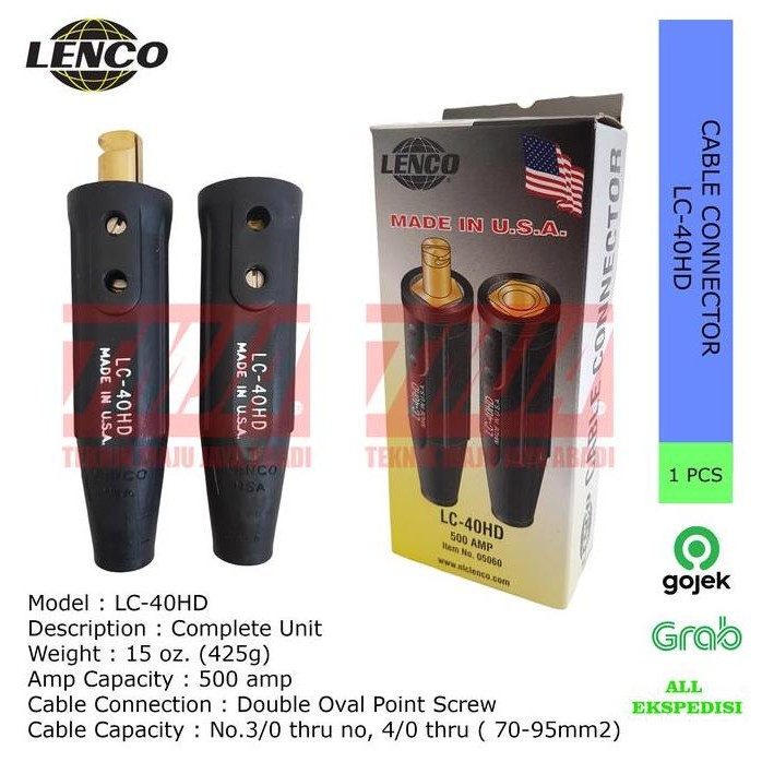 Lenco Cable Connector Set Lc-40Hd Berkualitas
