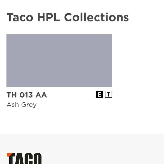 Terbaik Taco Hpl Taco Th 013 Aa Ash Grey - Produk Per Lembar Dari Collection Hpl Taco Dengan Warna A