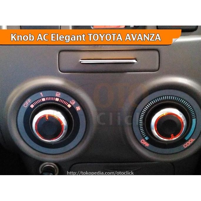 Knob AC Elegant Bundar untuk Mobil Toyota Avanza