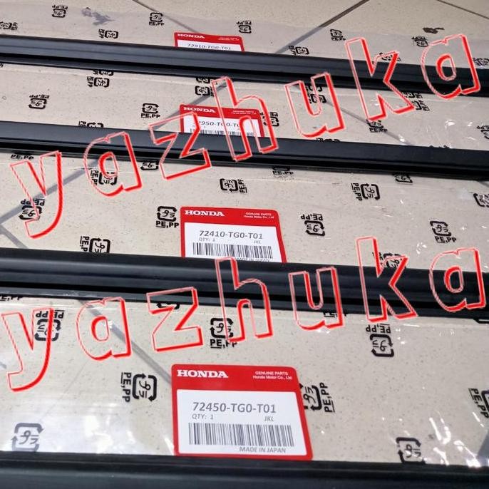 Pelipit Plipit Karet Kaca Luar Honda Jazz RS GE8 20-2013 Ori Japan