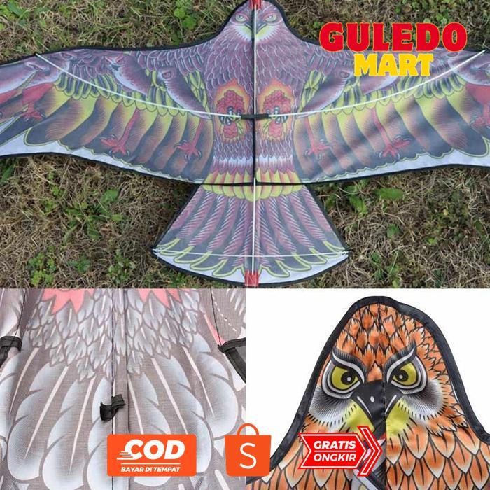 gjk-25 Layangan Elang Jumbo 3D Layang Layang Naga Mainan Anak Dewasa Murah