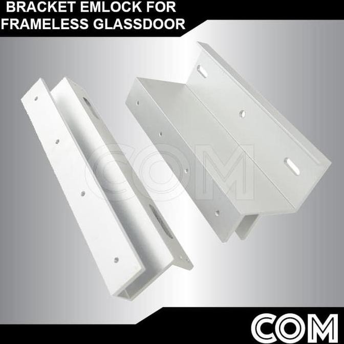 BRAKET U EMLOCK UNTUK PINTU KACA FRAMELESS / BRACKET U KACA EMLOCK