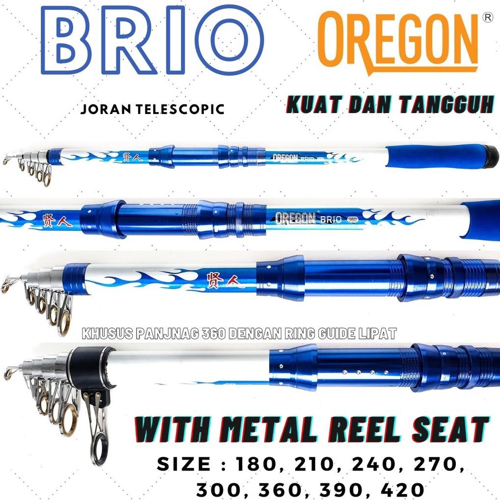 New Joran Pancing Antena Oregon Brio 180 210 240 270 300 360 390 420 Kuat Untuk Danau Waduk Sungai L