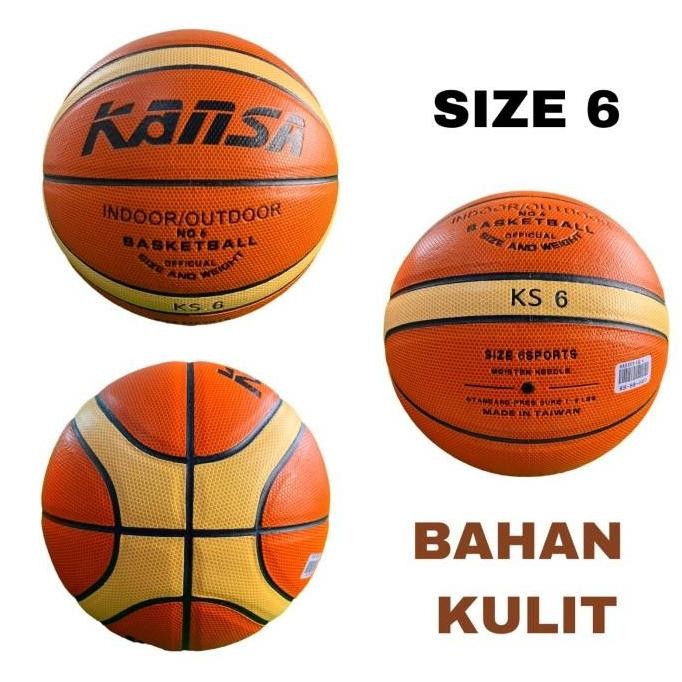 DF170>> Bola Basket Kansa Kulit / Basket Ball Kansa Original