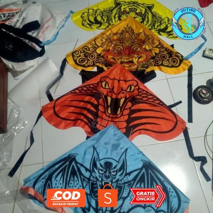 fb-43 TC21 layangan kain 1 biji/layangan pantai/layangan dua dimensi/layangaan sablon/layangan hias 