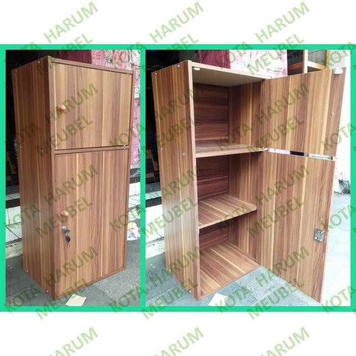 Lemari Locker Loker Baju 2 Pintu Pendek Tinggi Pintu Kayu Bandung Termurah Best Quality 100% Origina