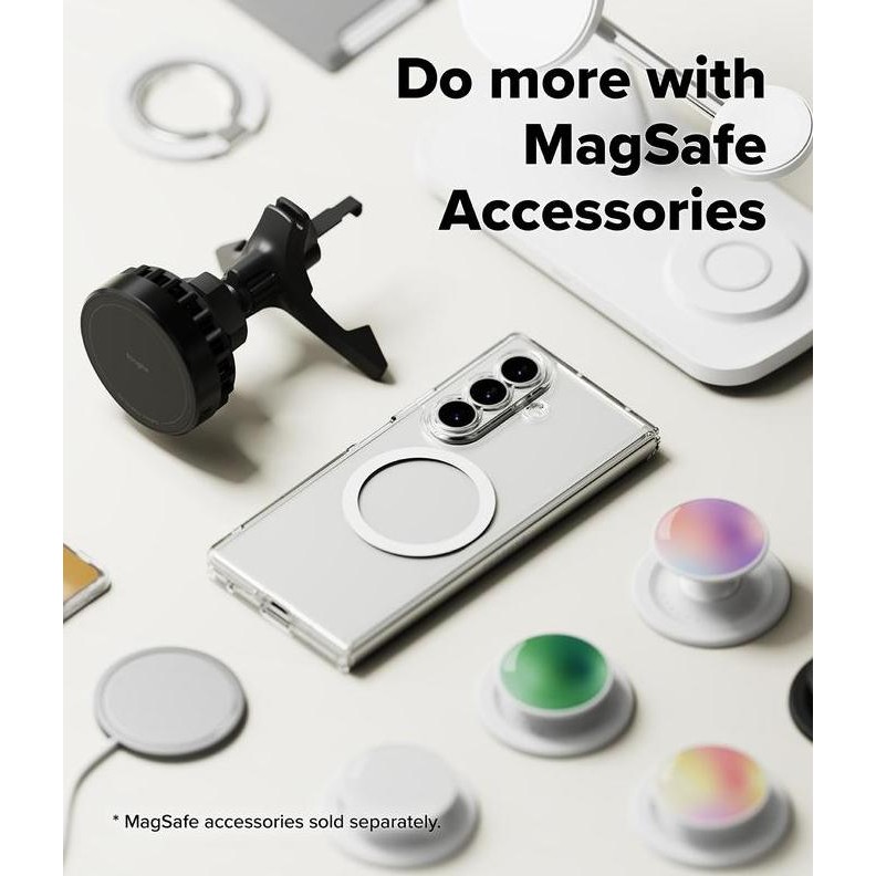 Case For Samsung Galaxy Z Fold 7 Fold7 Ringke Fusion Hybrid Magnetic Magsafe Ultra Thin Clear Casing