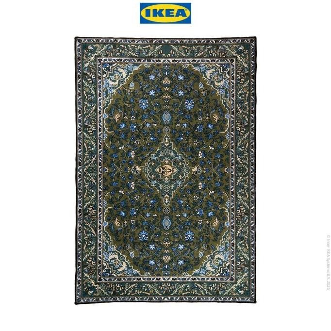 Ikea Shufu Karpet Kecil Minimalis Hijau 75X115Cm