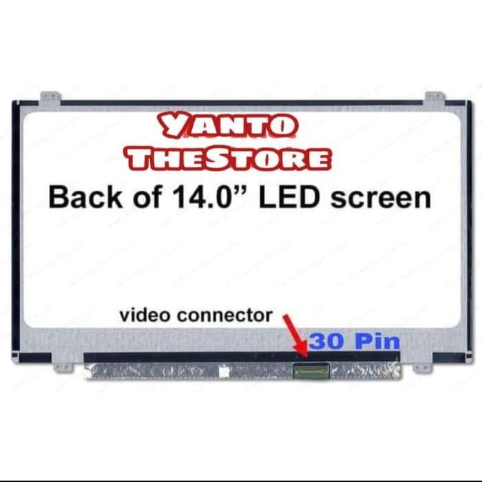 Layar LCD LED Laptop NT 140WHM-N31 LP 140WHU NT 140WHM-N41 LTN140AT35