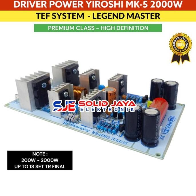 Kit Driver Power Yiroshi Mk5 Mk-5 Mk 5 Super Driver Ampli Amplifier Sound System Lapangan Audio 200-