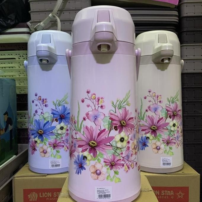 Terbaik Lion Star - Thermos / Termos Air Panas / Thermos Pompa - 2 Liter 100% Ori