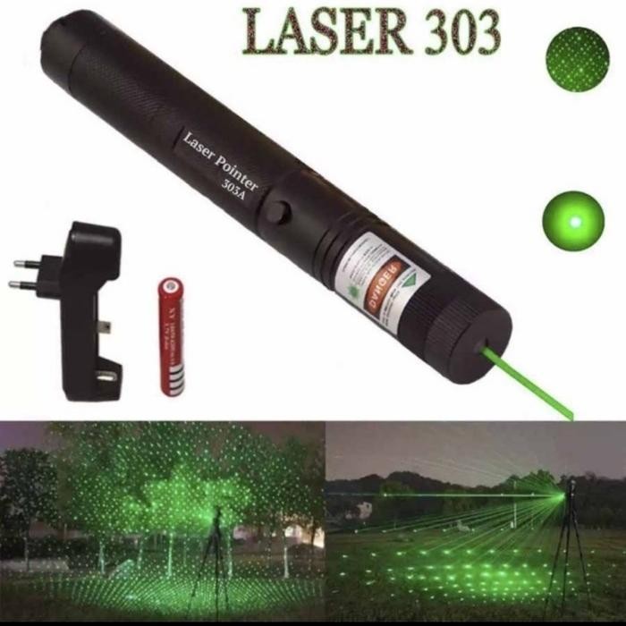 Laser Hijau 303 / Green Laser Pointer 303
