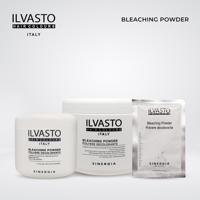 ILVASTO Bleaching Powder | Menghilangkan Warna Alami Rambut Mencerahkan Warna Rambut