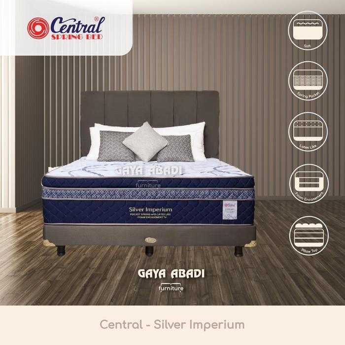 Springbed Central Silver Imperium / Kasur Central Silver Imperium - Central Springbed New Best Quali