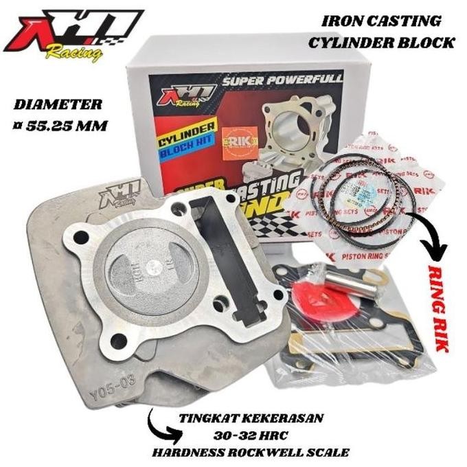 (BISA COD) BLOCK BLOK BORING SEHER BORE UP AH1 VEGA R NEW JUPITER Z OLD JUPITER Z BURHAN BORE UP 55.