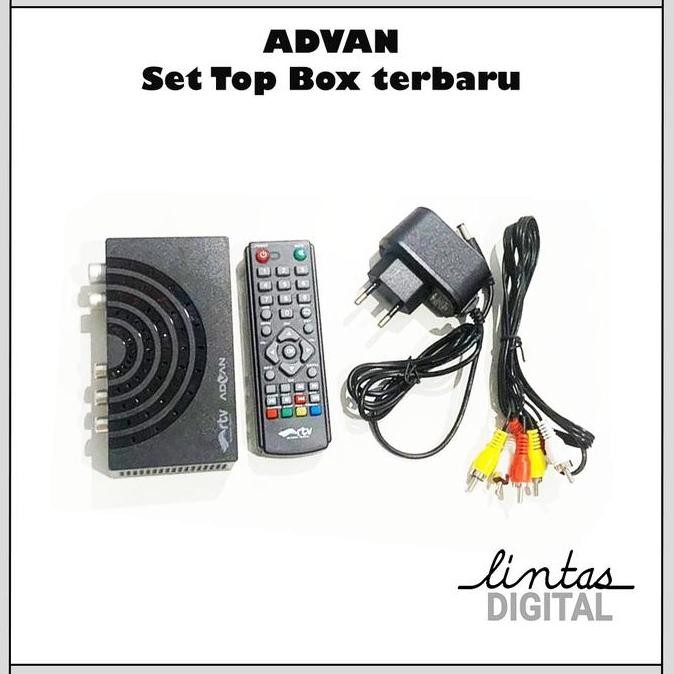 Promo Advan Digipro Dvbt2 Dvb-10Kk Kominfo 1080P Set Top Box Stb Digital Tv