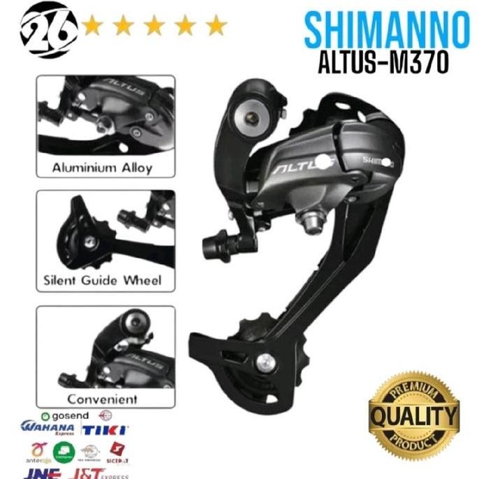 Rear Derailleur RD Speed Bike Sepeda SHIMANO ALTUS M370 7 8 9 Speed RD
