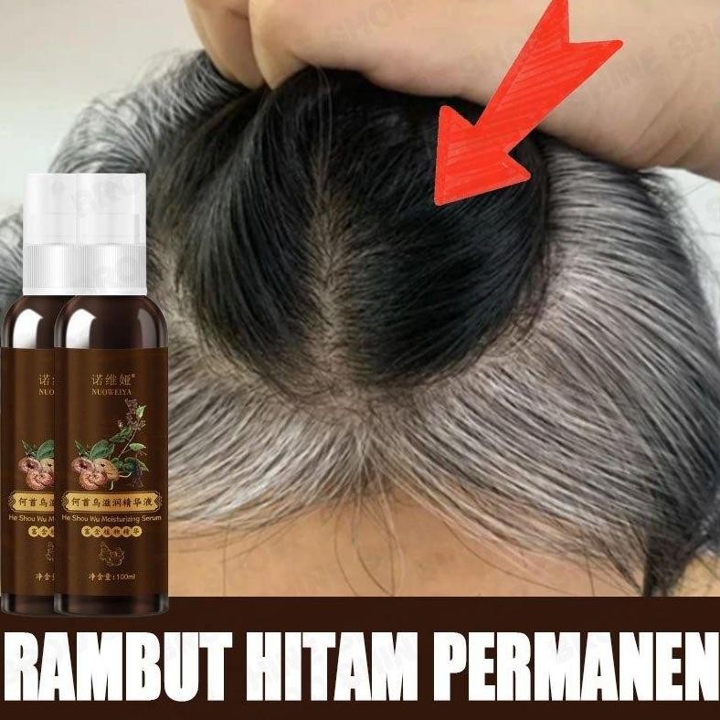 Penghitam Rambut Uban Permanen Rambut Uban Menjadi Hitam Permanen Serum Rambut Hitam Penghitam Rambu