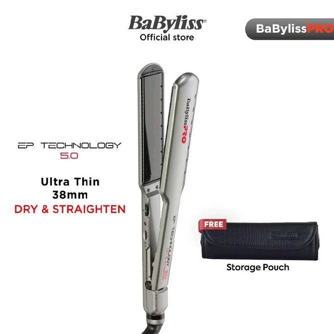 BabylissPro catok lurus, pelurus rambut, catokan Straightener Curly