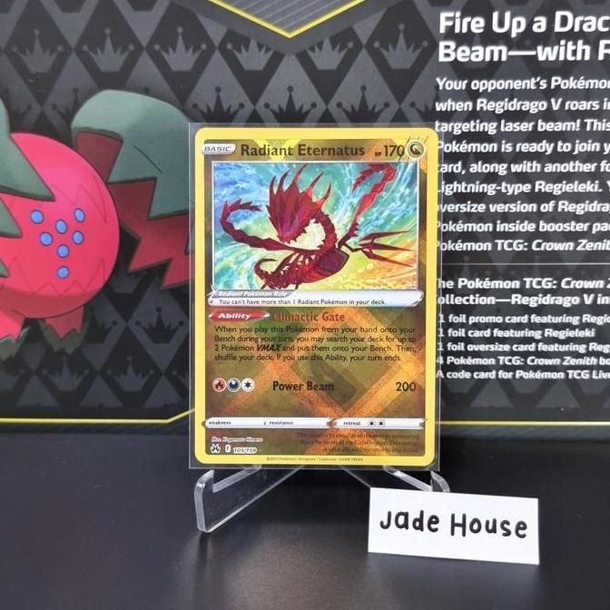 New  Radiant Eternatus 105/159 (Crown Zenith) - Kartu Pokemon TCG English