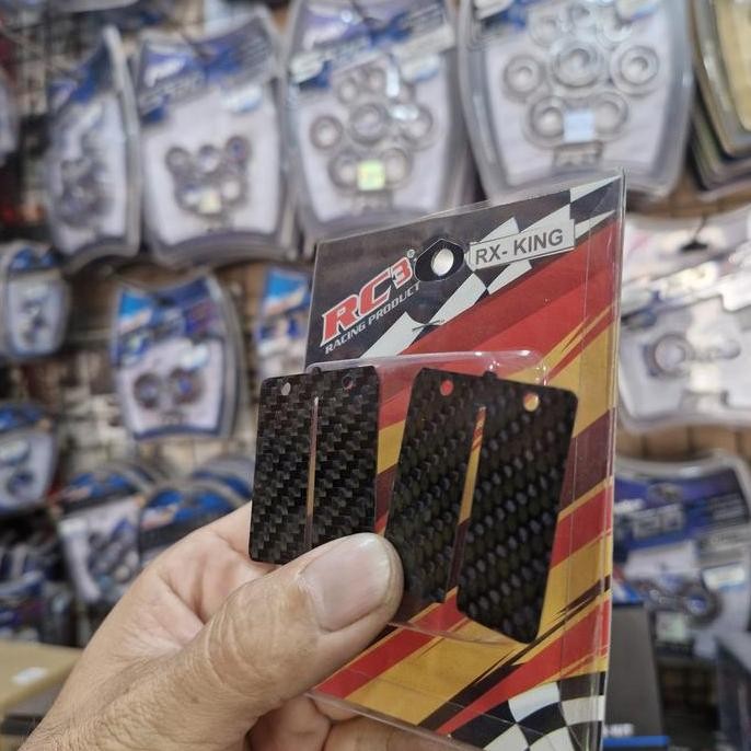 Lidah Membran Valve Yamaha Rx King Rxking Rc3 Carbon Karbon Set Isi Dua Lembar Racing