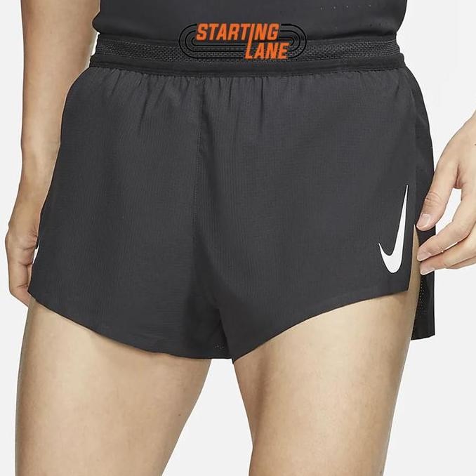 Celana Lari Nike Aeroswift 2 Inch Running Shorts Black Original