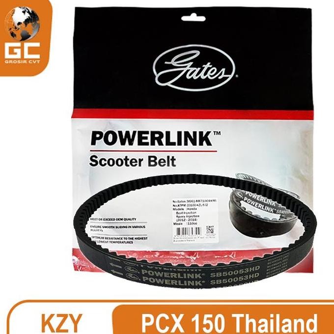 Vanbelt Van Belt V Belt Fanbelt Honda Pcx 150 Cbu Thailand Kzy Gates Powerlink