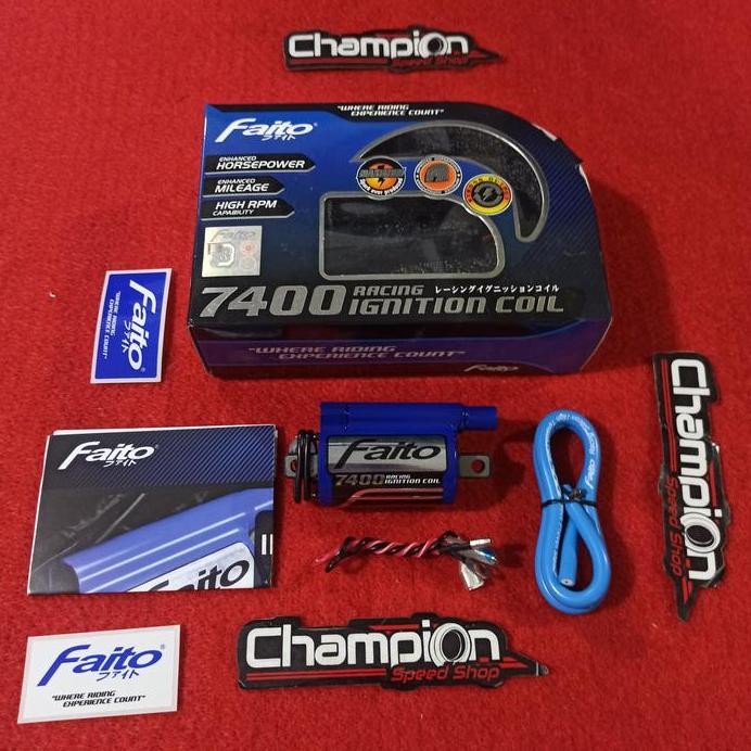 Racing Ignition Coil Koil Faito 7400 Karbu Karburator Universal