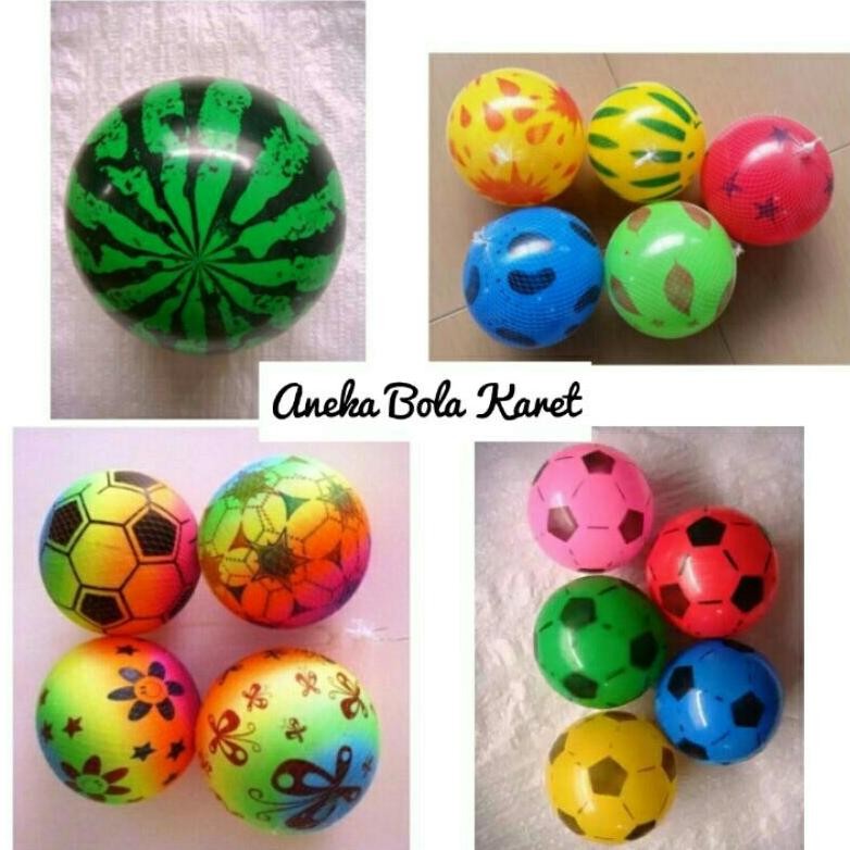 Cod Bola Duri 30Cm / Bola Karet Soccer / Bola Kaki / Bola Sepak / Rubber / Sepak Bola Anak