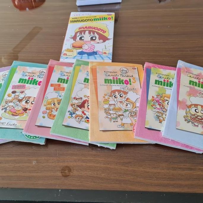 Komik Cerita Terbaik Haii Miko 1-7 Set Segel Ori Bonus Marugoto Miiko