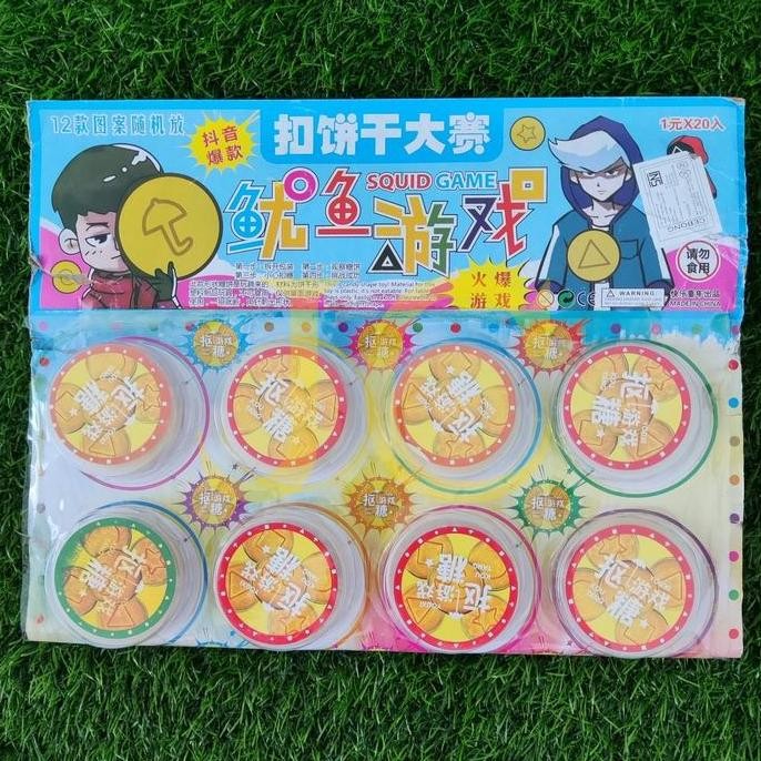 (Best) Mainan Anak Dalgona Candy / Mainan Squid Game Cake Potong Murah