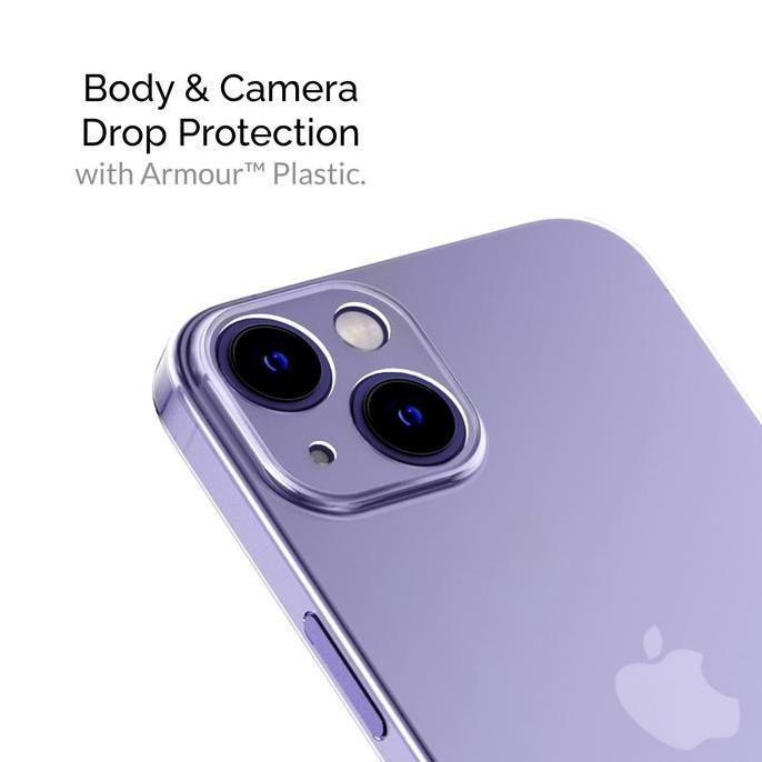 Casing Untuk Iphone 14 Series Slimcase Classic 1 - Ultra-Thin 0.38 Mm, Transparan & Tidak Menguning