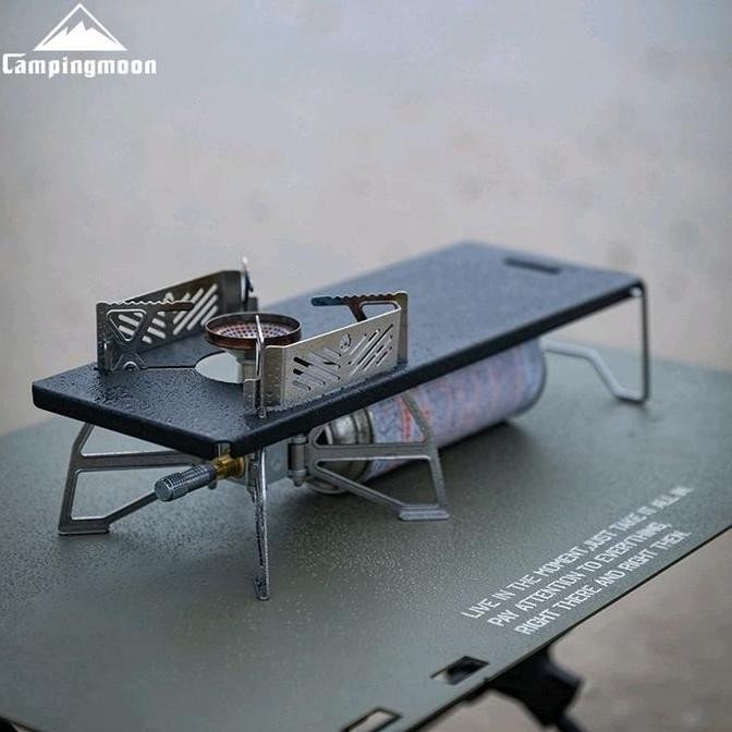 Promo kompor Ultralight Campingmoon XD-3F dan XD-3NE Dilengkapi dengan Meja Lipat Campingmoon GT-36 