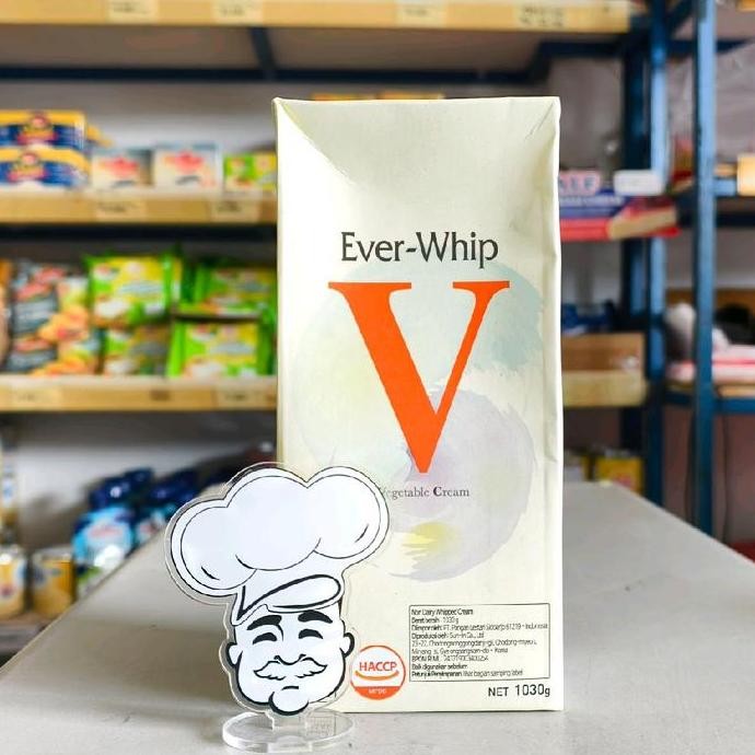 Everwhip Whipping Cream 1Liter / Ever whip Whip Cream Cair 1 Liter ARG