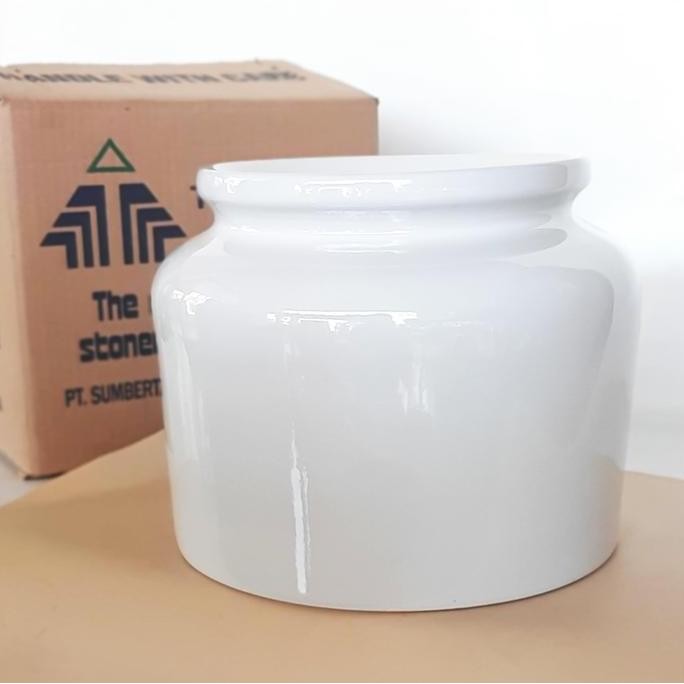 Guci Air/ Guci Galon (Eksklusif- Putih) - Trisensa Kualitas Terbaik Harga Termurah