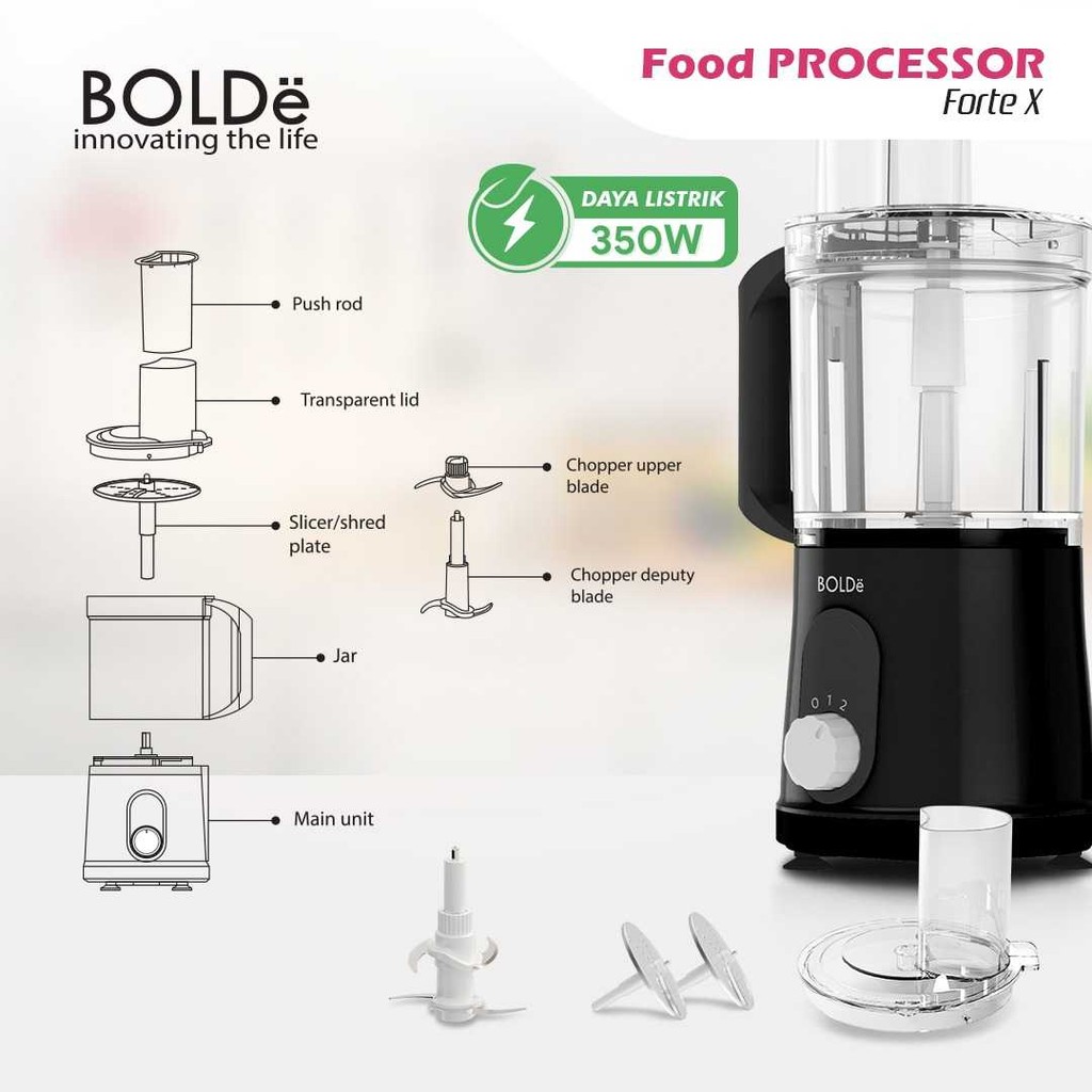 Food Processor BOLDe FORTE-X