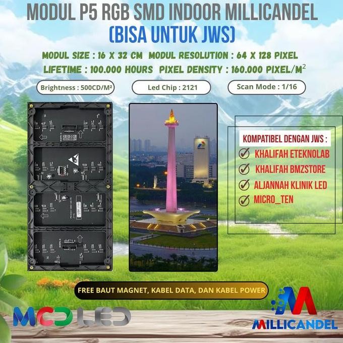 New PANEL MODUL P5 SMD RGB FULL COLOR INDOOR