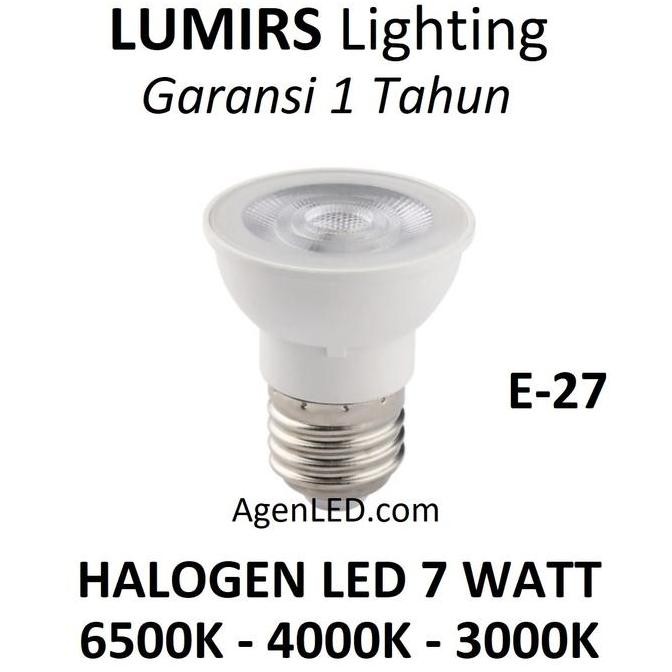 New LUMIRS Lampu HALOGEN LED 7W COB E27 spot sorot 7 w watt 5 3 ULIR E 27