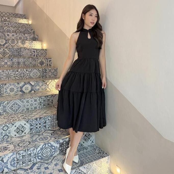 [Tavia] Shanghai Dress / Dress Wanita / Dress Korea Casual